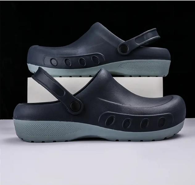 Модные летние мужские шлепанцы для улицы, легкая обувь, модная классика, дышащие, противоскользящие, пляжные шлепанцы, высококачественные ленивые шлепанцы с закрытым носком