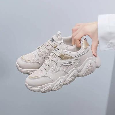 Обычная кожа 38 Женские кроссовки на серебряном каблуке Женские кроссовки на высоте Весенне-осенние кроссовки Спортивные кроссовки Hyperbeast