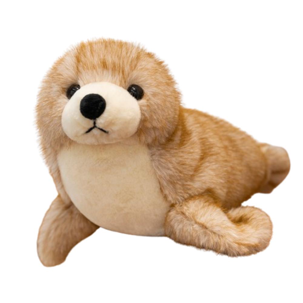 Fluffy Sea World Animal Stuffed Dolls Soft Seal Stuffed Animal  Birthday Parties
