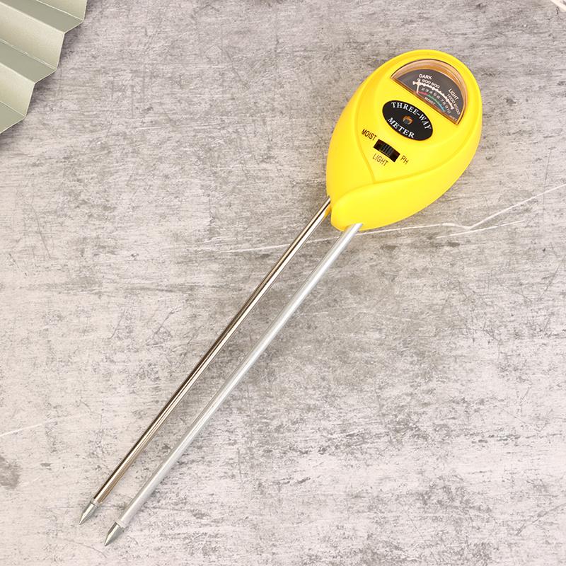 Plant Test Flower Instrument Tool 3 In 1 Soil Meter Moisture Light Ph Testers With 2 Probes Soil Monitor For Garden