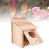 Wooden Bird House Outside Outdoor with Standing Pole for Breeding Pendant Decoration