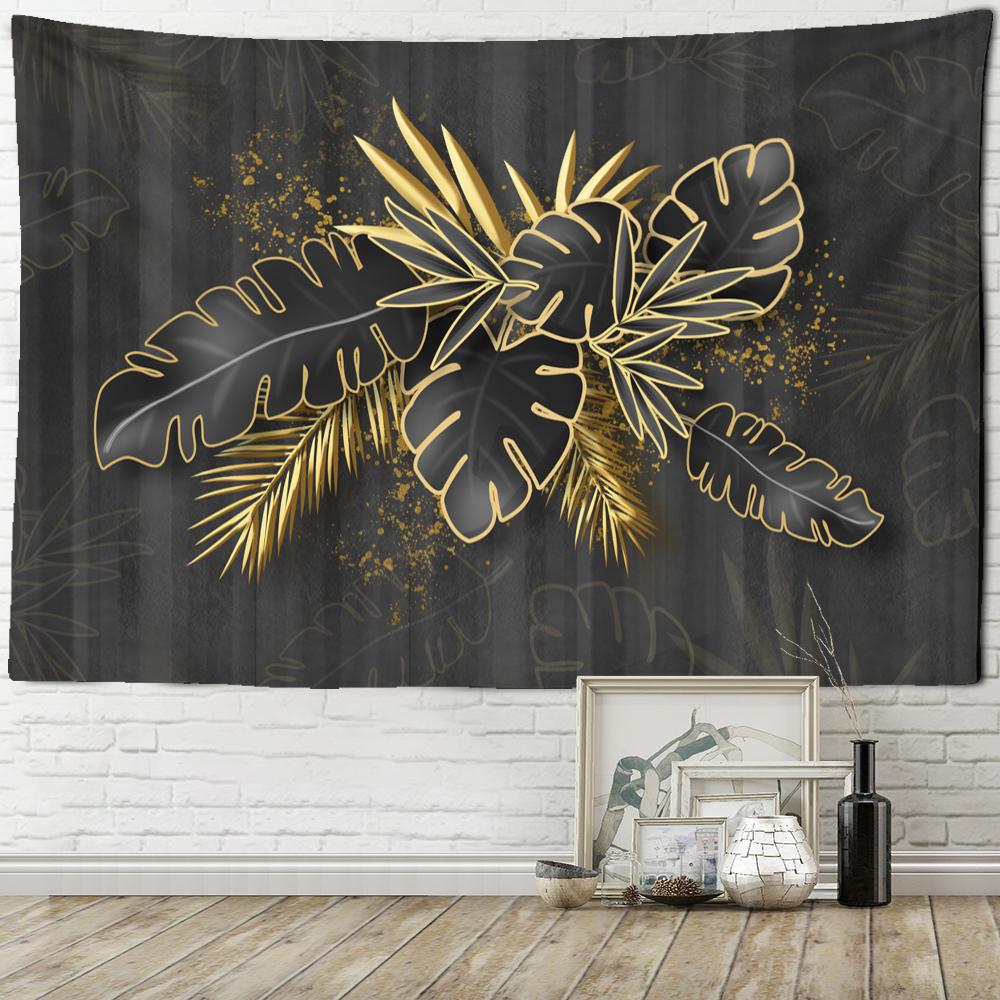 Пномпень Пальмовые листья гобелен настенный богемный психоделический тропические растения простой эстетический домашний декор