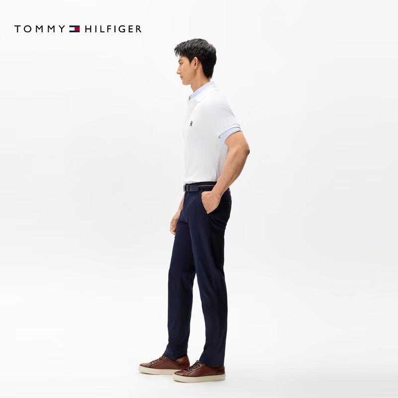 Tommy Hilfiger Мужские эластичные твиловые чиносы прямого кроя