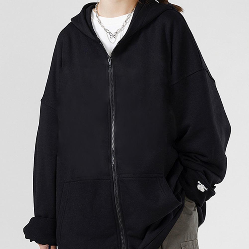 Осень и Зима Толстовка с Длинным Рукавом Аниме Киберпанк Принт Мягкая и Теплая Толстовка Повседневная Одежда