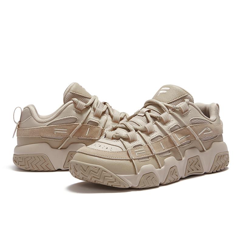Fila Fusion Buster Удобные Модные Амортизация Низкие Ретро Баскетбольные Кроссовки Мужские Кроссовки Коричневые T12M433212FMG