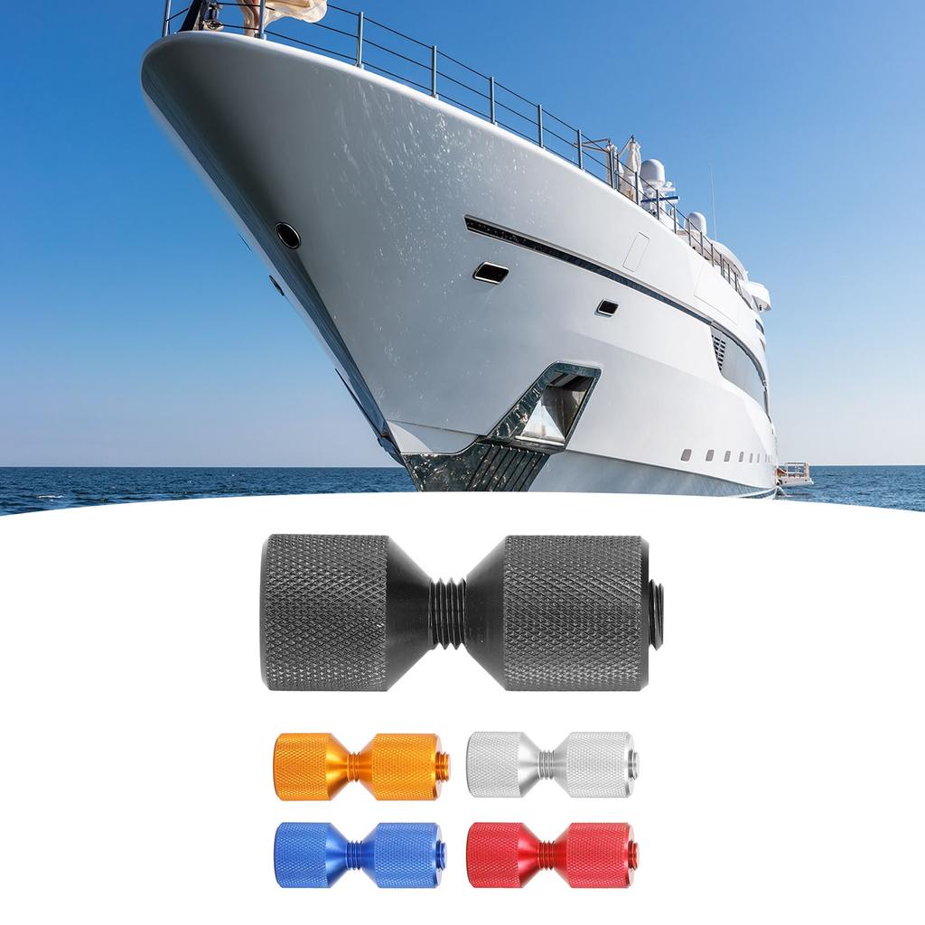 2pcs Flange Alignment Pin Anodize Aluminium 1‑1/8in Flange Double Hole Pins Set for 0.5 To 14in 150L