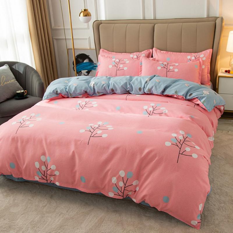 Fourpieces Sets Bedding Sets Cotton Quilt Cover Bedding Sets Student Dormitory Home Living Supplies
