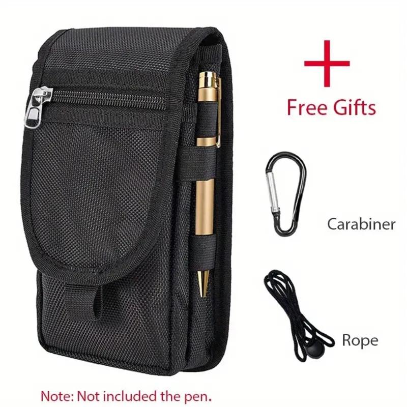 Multi-Purpose Phone Belt Pouch Tactical Phone Pouch Carry Waist Bag Men Mobile Phone Bag Casual Waist Bag Daily Coin Purse