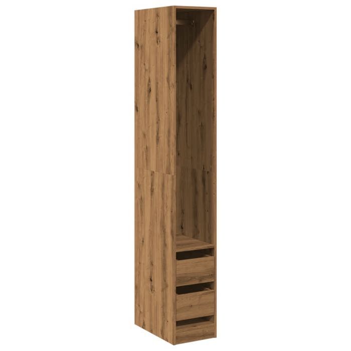 VidaXL Wardrobe Artisan Oak 30x50x200 Cm Engineered Wood 3307746