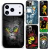 Чехол для телефона Rasta Lion Reggae Bob Marleys для iPhone 17 16 15 Pro Max Air 14 13 12 11 Plus Ударопрочный Capa Cover