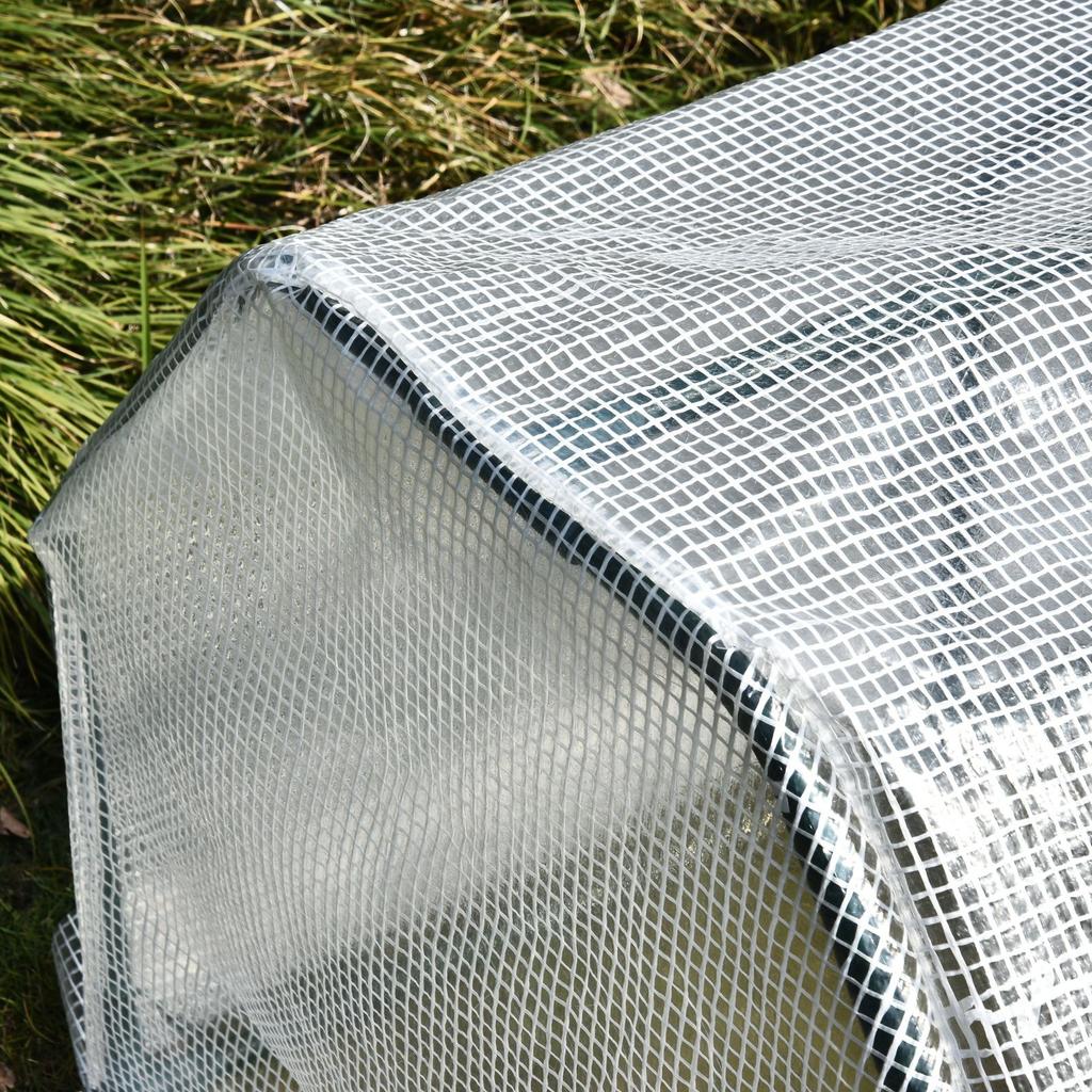 Mini Greenhouse, Weather-Resistant, Easy to Transport, 99 cm x 71 cm x 60 cm, Foil Tunnel, Green