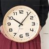KATOMOKU plywood clock 23 Natural Wall Clock with Continuous Second km-145NARCS Hand, 304mm (SKP Radio-Controlled Clock)