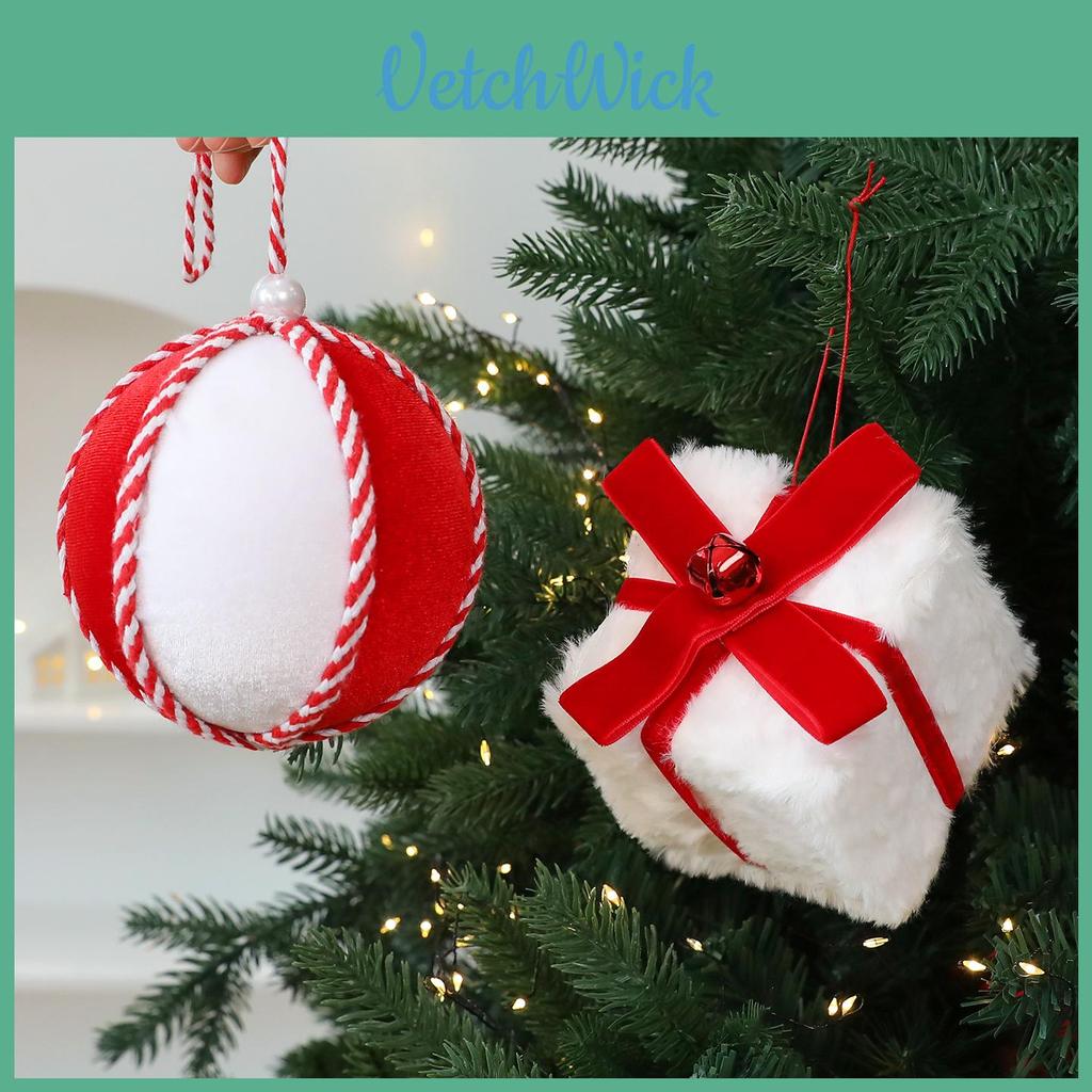 Holiday Christmas Decorations With Foam And Fabric For Festive Tree And Window Display