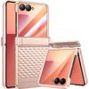 Case for Samsung Galaxy Z Flip7 5G, PC Case, with Glass, Gold
