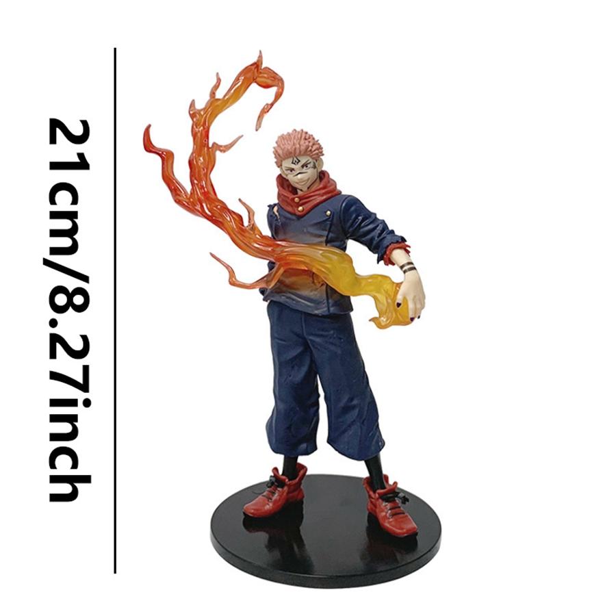 21 см Аниме Фигурка Jujutsu Kaisen Злодей Сукуна Модель Действия Сатору Годжо/Гето Сугуру Фигурка ПВХ Коллекционная Модель Кукла Игрушки