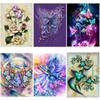 DIY 5D Diamond Painting Colorful Flower Diamond Embroidery Animal Mosaic Butterfly Cross Stitch Full Round Drill Home Decor Gift