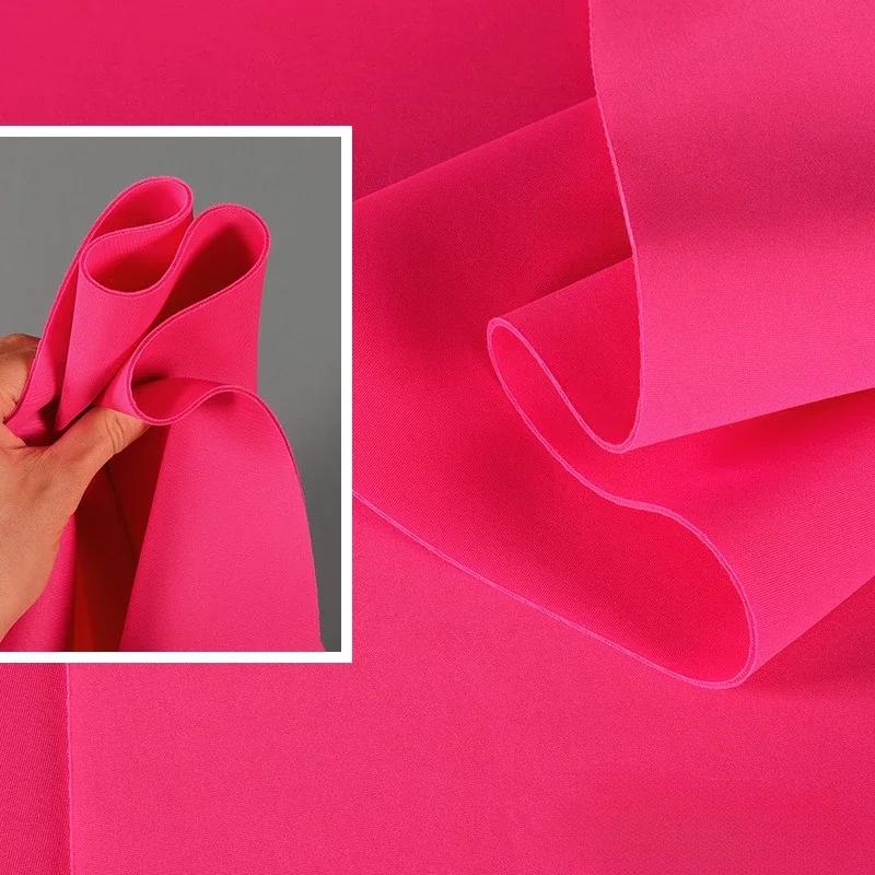100x160cm Thickened Scuba Knitting Fabric Knitted Elastic Air Layer for Sewing Apparel Design Jackets Sweatshirts Suits