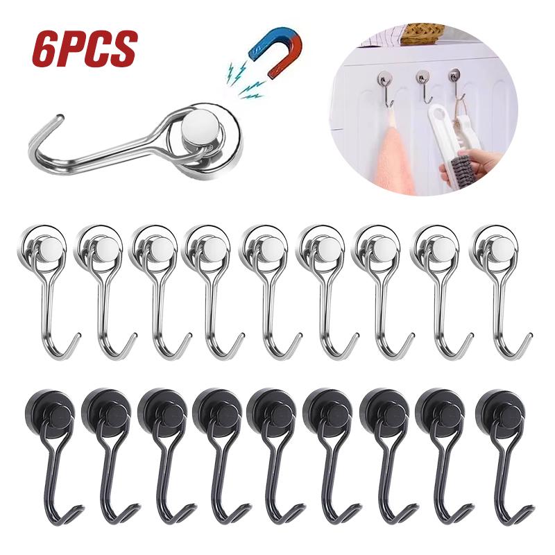 Strong Magnetic Hooks Universal Multi-Purpose Hangers Sundries Organizer Kitchen Tools Hanger Kitchen Bar Storage Hooks