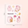 Adorable Black Cat Stickers - Cartoon DIY Waterproof Stickers for Journals, Water Bottles, and Phones