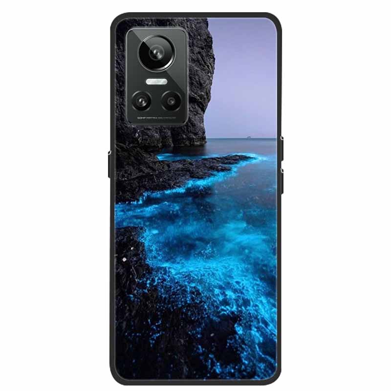 Чехол для телефона Realme GT Neo3 Чехол Черный Силиконовый Мягкая Задняя Крышка Для Телефона Realme GT Neo 3 Чехол-Крышка RealmeGT G T Neo 3 Coque