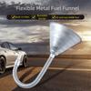 Filter Screen Metal Funnel Flexible Widely Mouth Multifunction Funnel  Liquid Fluids