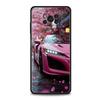 Модный розовый чехол с рисунком автомобиля для Xiaomi Poco F7 Ultra F6 F5 F4 F3 X6 X5 X4 X3 NFC C51 C55 M4 GT 5G, мягкий ТПУ корпус