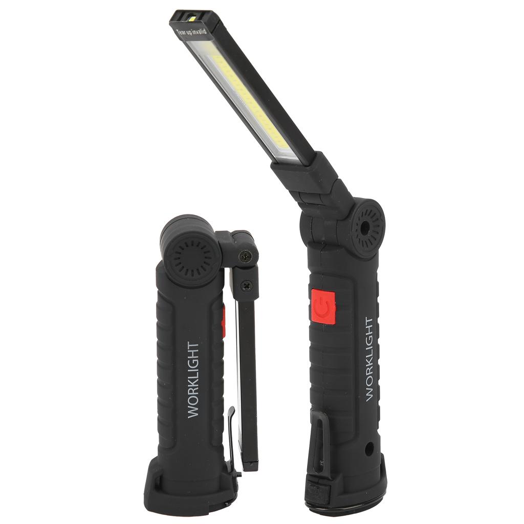 Перезаряжаемый USB-фонарик Многофункциональный складной рабочий фонарь COB Светодиодный фонарик для кемпинга