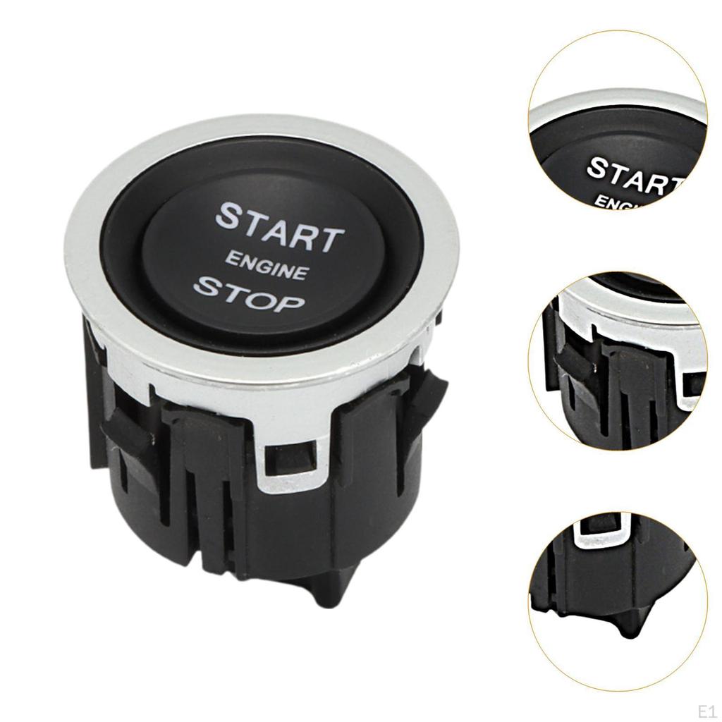LR094038 Кнопка запуска и остановки двигателя Простая сборка 1,5-дюймовый прочный автомобильный аксессуар Запасная часть