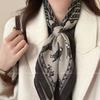 High-end pony silk scarf women's new winter neck scarf versatile small square scarf neck protection scarf accessories versatile