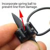 2PCS Carp Fishing Accessories Bobbin Fishing Alarm Indicator Swinger for Carp Hair Rig Tool Carp Method Feeder Fishing Tackle