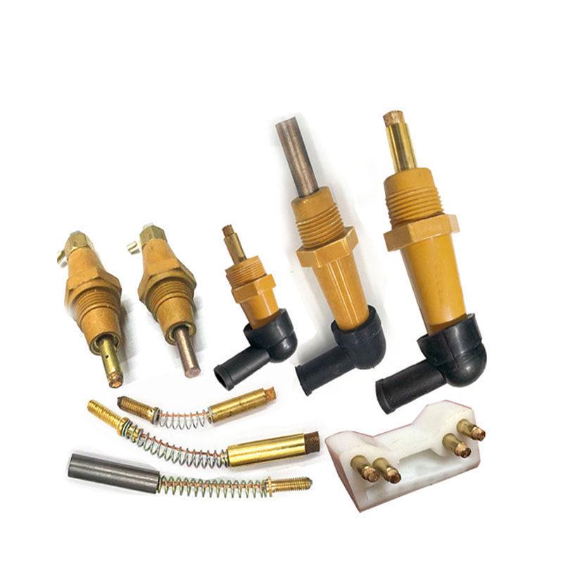 Cylindrical Clutch Carbon Brush Copper Round Screw Rod 6x38 8x30/40