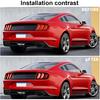 RT-TCZ Tail Light Lamp Cover Guard Trim Frame Bezels Decoration Accessories For Ford Mustang 2018   (Black)
