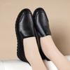 Soft Leather Hand-sewn Soft Leather Soft Sole Non-slip Mother Women's Shoes Comfortable Middle-aged Shoes Flat Casual Single Shoes Women