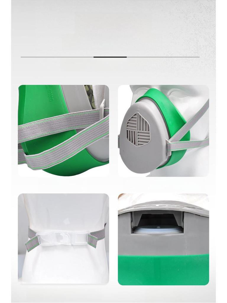 Промышленная пылезащитная маска Baoweikang N3800 с фильтром N3803 для защиты от цементной и шлифовальной пыли