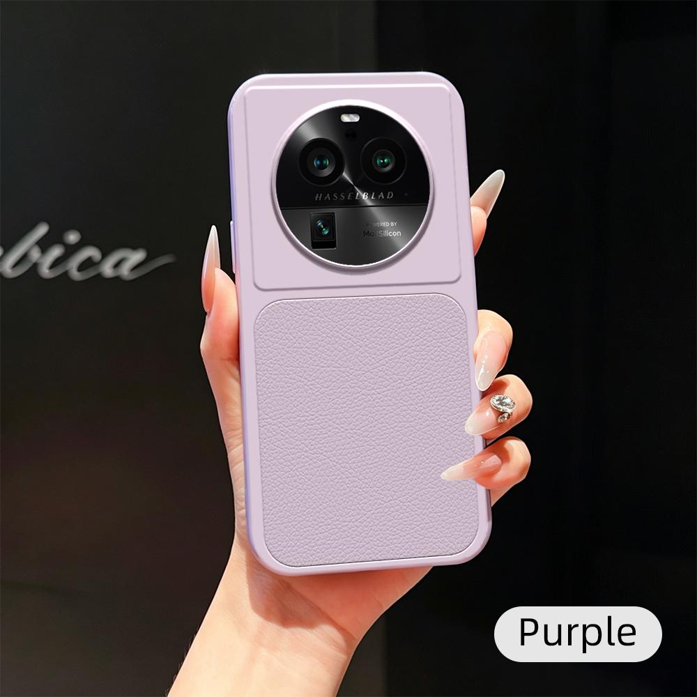 Чехол для Oppo Find X6 Чехол-книжка для Oppo Find X6 Pro Кожаный чехол Роскошный чехол с защитой камеры Матовая кожаная задняя крышка