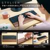 Melius Design Деревянная подставка для запястья, подлокотник и подставка для ладоней для клавиатур, массив грецкого ореха, премиальное натуральное дерево с нескользящей поверхностью (Большой, шириной 440 мм)