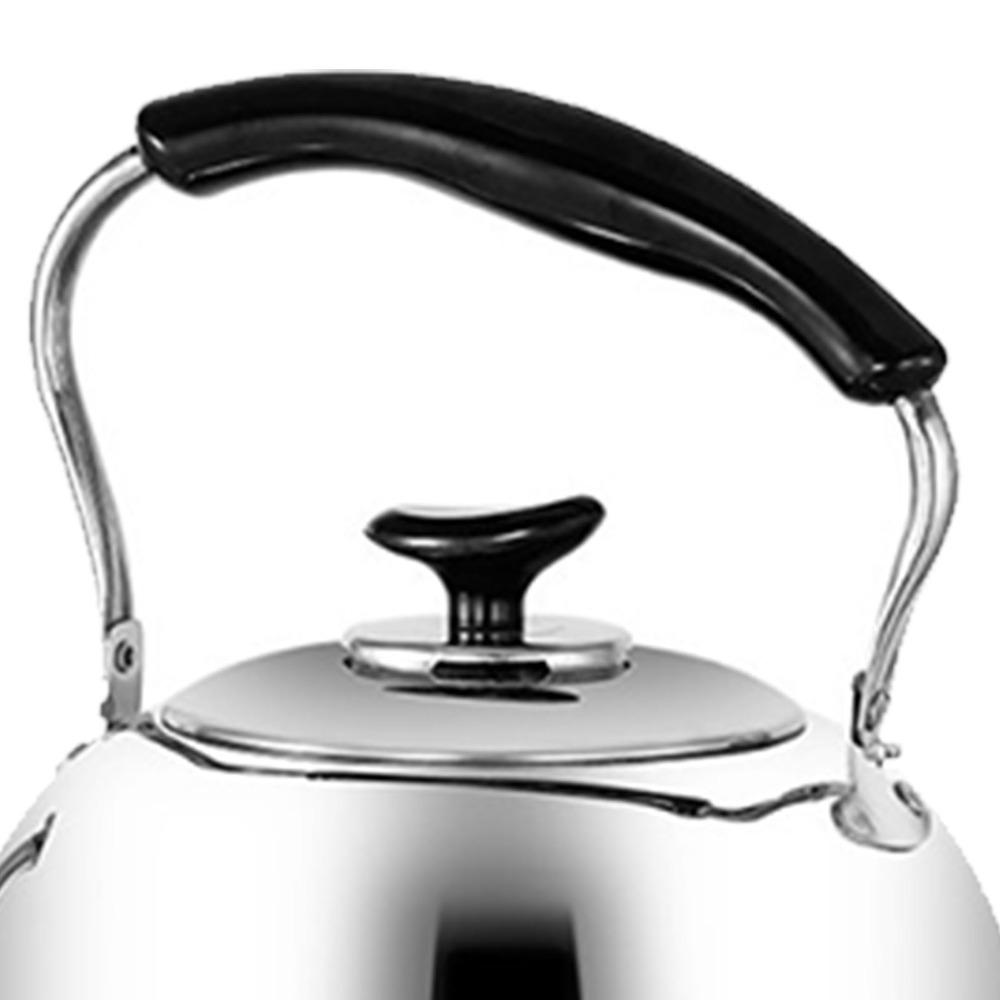 Stainless Steel Stovetop Teapot Folding Handle Whistling Tea Kettle Stovetop Kettle Tea Brewing