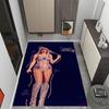 Taylor Swift Themed Anti-Slip Rugs - Polyester Home Decor, Suitable for Bedrooms, Living Rooms, Doorways, Studios, and Decorations