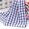 1/6 шт. чистящие полотенца, не царапающие, высокоабсорбирующие, хлопковые полотенца для мытья посуды, клетчатый принт, многоразовые, для дома, ресторана, отеля, тряпки для мытья посуды, руки