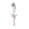 Zircon Clip on Belly Button Non Piercing Belly Button Rings Navel Rings  Fashion Accessory