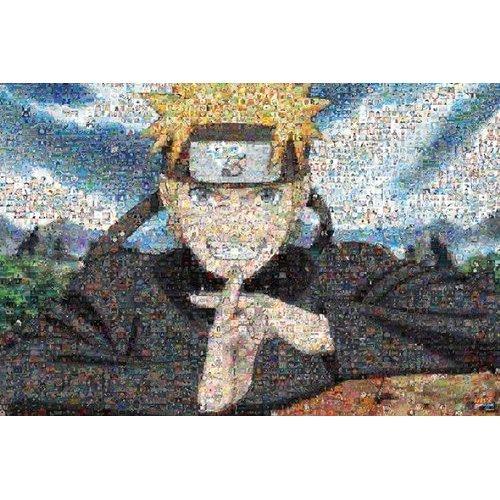 Ensky Naruto Shippuden Mosaic Art Jigsaw Puzzle, 50x75cm, 1000 Pieces, Jigsaw Puzzle 1000-395, Ages 6 and Up