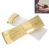 2 Pieces Brass Wire Nail Art Bits Cleaning Brush Mini Size Nail Dust Brush  For Manicure