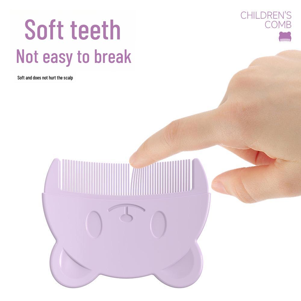 Детская расческа в форме медведя для удаления колпачков - подходит для мальчиков и девочек
