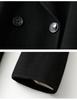 Hepburn-Style Women's Slim Fit Double-Faced Cashmere Wool Coat 2024