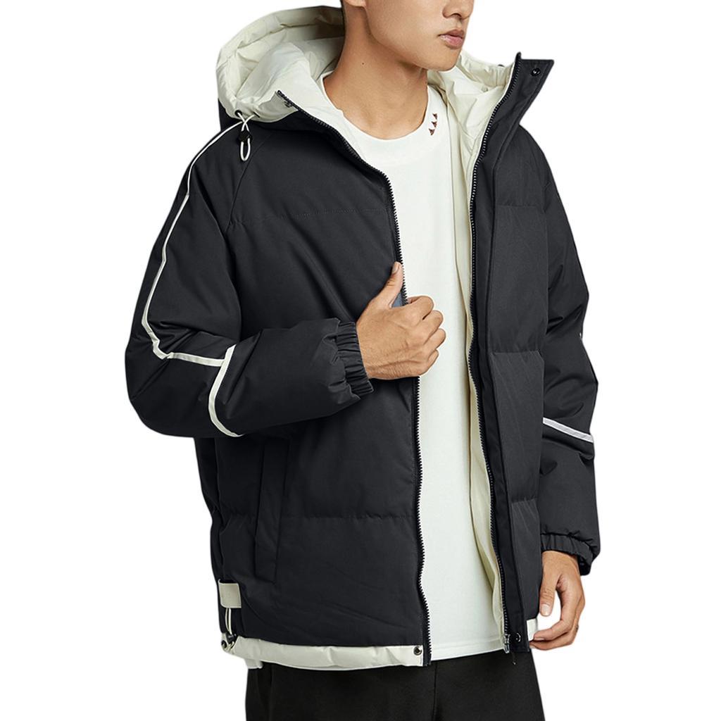 Men's And Women's Loose Hooded Hood Cotton-Padded Jacket Coat