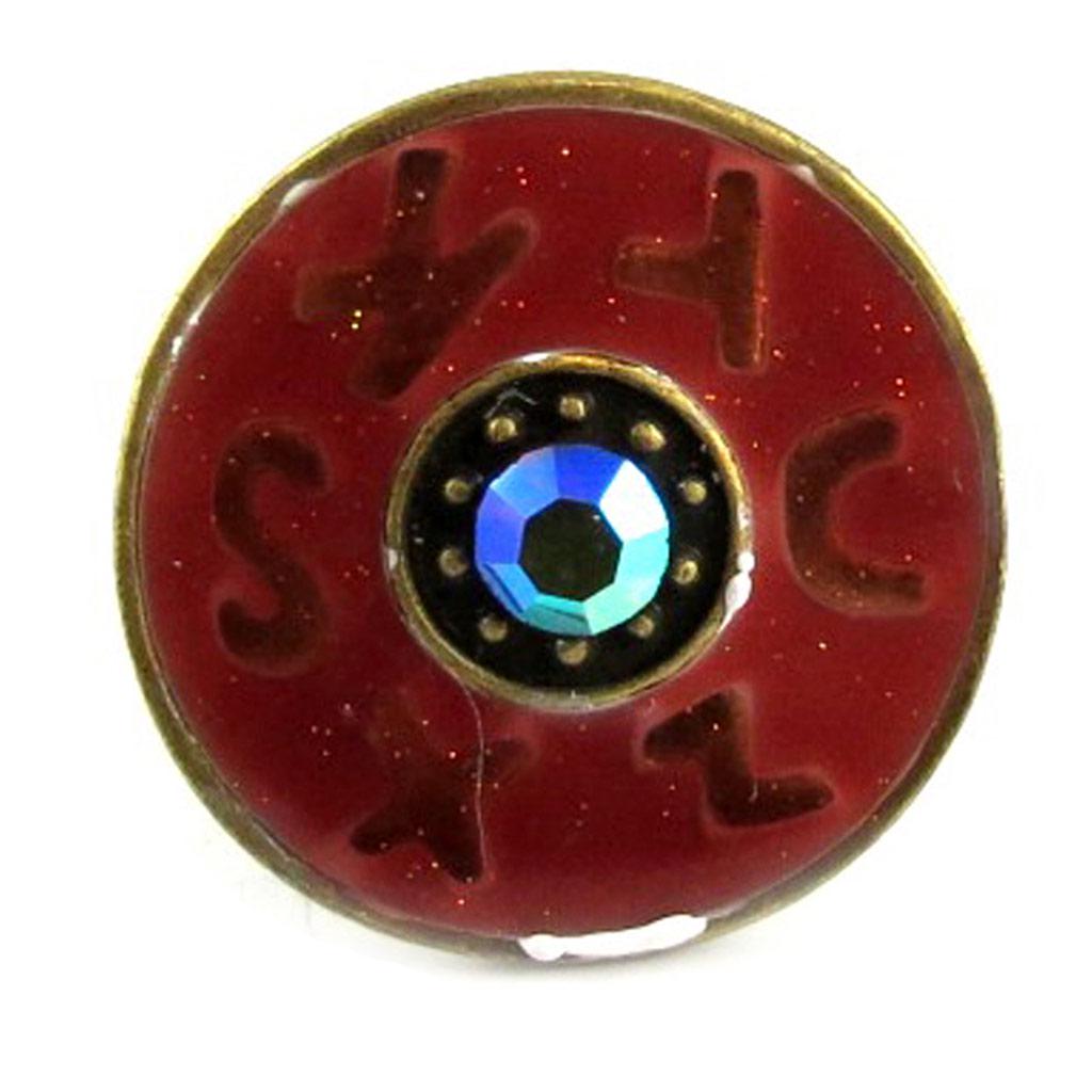 Les Trésors De Lily [E2589] — Красное дизайнерское кольцо «Byzance»