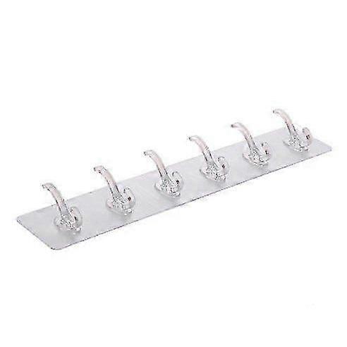 Bathroom Nail-Free Wall Hook Traceless Hooks Wall Hanger Sticker Transparent less