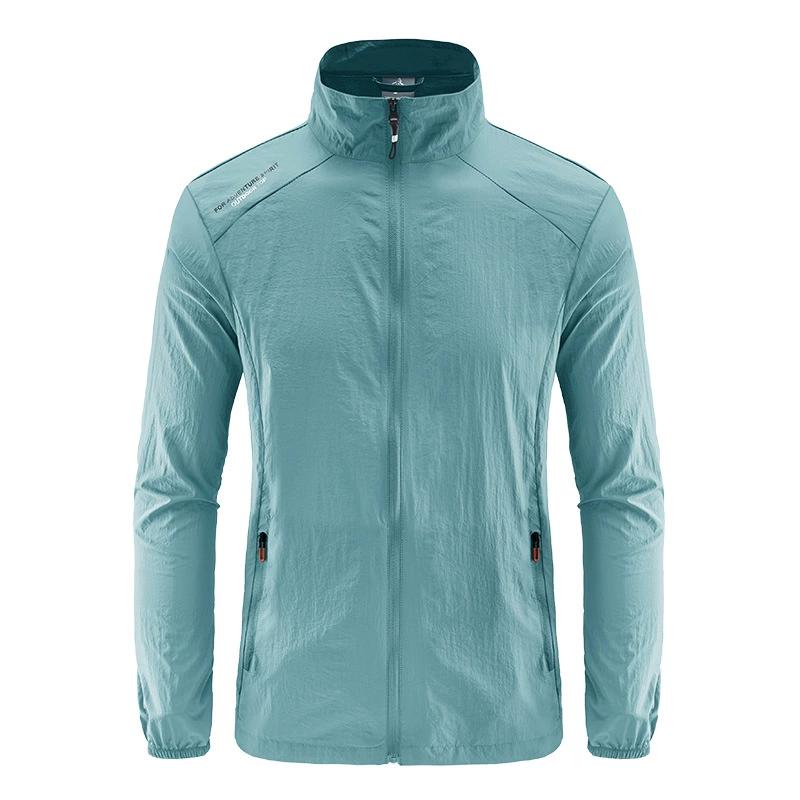 Летние куртки мужские Ветровка для рыбалки Пальто для отца Ультратонкая солнцезащитная куртка Молодежная верхняя одежда Одежда для путешествий