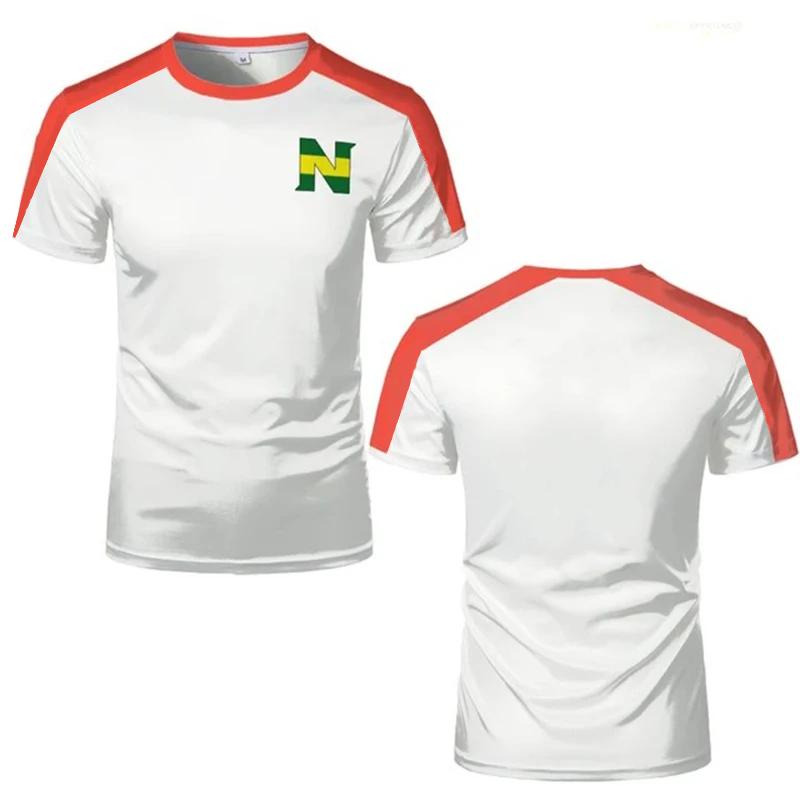 Спортивные футболки для мужчин Джерси аниме Капитан Цубаса Косплей Кастомные топы Свободные Мужские и женские Быстросохнущая спортивная одежда Детские футболки