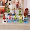 Funny Decoration Car Ornament Hawaii Swinging Girl Shaking Head Dancing Doll Solar Power Toy